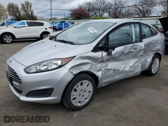 2017 Ford Fiesta S with VIN 3FADP4AJ0HM169719, listed as a Copart auction lot 53164905 with 81,364 mi miles and Salvage title. Bid and sale history available at DreamBid. Image 1.