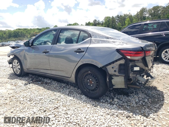 2024 Nissan Sentra S with VIN 3N1AB8BV7RY289700, listed as a Copart auction lot 56917965 with 32,605 mi miles and Salvage title. Bid and sale history available at DreamBid. Image 2.