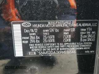 2023 Hyundai Santa Fe SEL with VIN 5NMS2DAJXPH536546, listed as a Copart auction lot 49318265 with 50,905 mi miles and Clean Title. Bid and sale history available at carsss.com. Image 14.