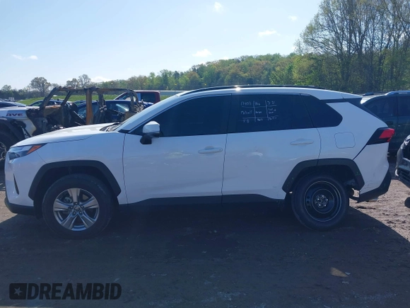 2023 Toyota RAV4 XLE with VIN 2T3P1RFV0PC327363, listed as a IAAI auction lot 41908790 with 17,526 mi miles. Bid and sale history available at carsss.com. Image 14.