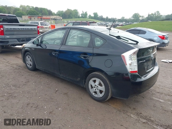 2010 Toyota Prius II with VIN JTDKN3DU0A5111063, listed as a IAAI auction lot 42098067 with 268,707 mi miles. Bid and sale history available at carsss.com. Image 3.