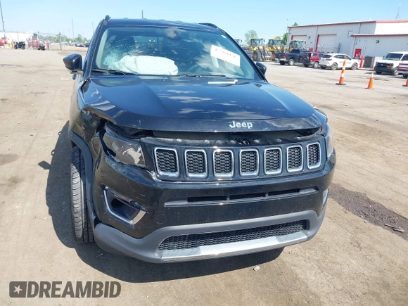 2019 Jeep Compass Limited z VIN 3C4NJDCB6KT673338, wystawiony jako IAAI lot #42264426 z przebiegiem 92 851 mil mil oraz . Historia ofert i sprzedaży dostępna na DreamBid. Obrazek 6.