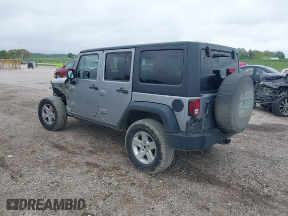 2013 Jeep Wrangler Unlimited Sport z VIN 1C4BJWDG3DL669593, wystawiony jako IAAI lot #42161265 z przebiegiem 89 747 mil mil oraz . Historia ofert i sprzedaży dostępna na DreamBid. Obrazek 3.