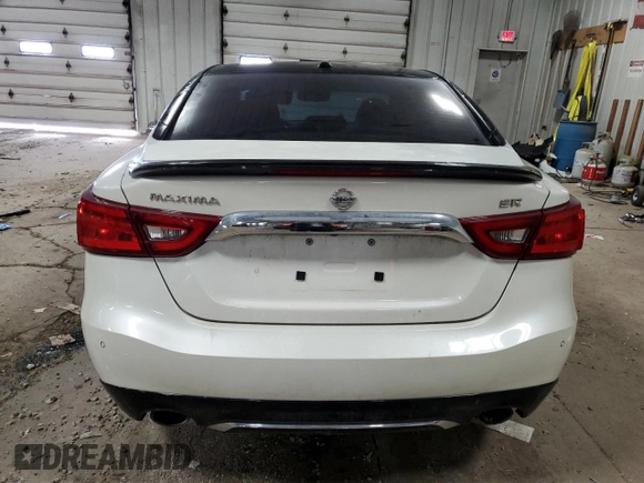 2017 Nissan Maxima SV with VIN 1N4AA6AP9HC387874, listed as a Copart auction lot 52320635 with Not Provided miles and Clean Title. Bid and sale history available at carsss.com. Image 6.