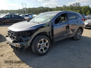 2017 Honda CR-V EX-L with VIN 7FARW1H84HE000445, listed as a Copart auction lot 52478965 with 155,412 mi miles and Salvage Title. Bid and sale history available at carsss.com. Image 1.