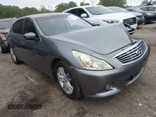 2012 Infiniti G25 Journey with VIN JN1DV6AP8CM813118, listed as a IAAI auction lot 42124025 with 152,578 mi miles and . Bid and sale history available at DreamBid. Image 1.
