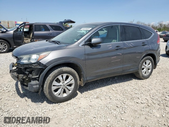 2014 Honda CR-V EX with VIN 2HKRM4H5XEH701027, listed as a Copart auction lot 54524835 with 169,445 mi miles and Salvage Title. Bid and sale history available at carsss.com. Image 1.