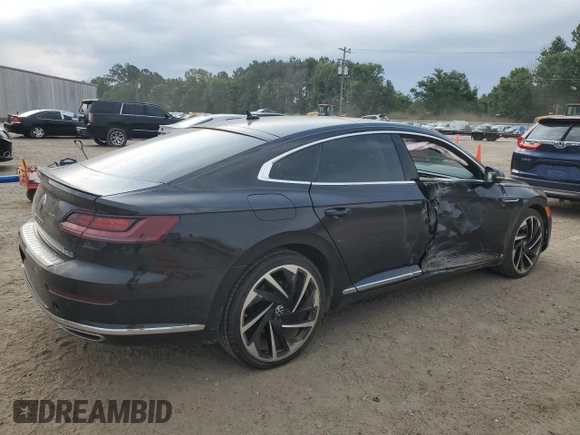 2023 Volkswagen Arteon SEL Premium R-Line with VIN WVWTR7AN4PE001607, listed as a Copart auction lot 57520055 with 42,705 mi miles and Salvage title. Bid and sale history available at DreamBid. Image 3.