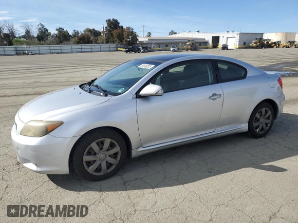 2008 Scion tC Spec with VIN JTKDE167780232984, listed as a Copart auction lot 50098035 with 178,721 mi miles and Salvage Title. Bid and sale history available at carsss.com. Image 1.