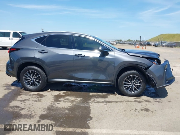 2024 Lexus NX 350 Premium with VIN 2T2GGCEZ4RC053138, listed as a IAAI auction lot 42086893 with 8,335 mi miles and . Bid and sale history available at DreamBid. Image 13.
