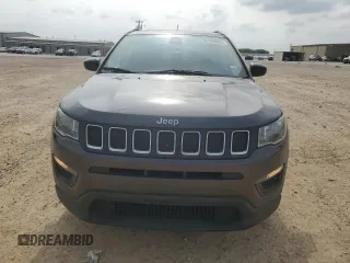 2019 Jeep Compass Sport with VIN 3C4NJCAB9KT614670, listed as a Copart auction lot 53198685 with 60,539 mi miles and Clean title. Bid and sale history available at DreamBid. Image 5.