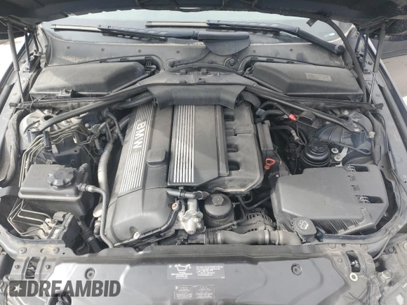 2004 BMW 5 Series 530i with VIN WBANA735X4B065254, listed as a Copart auction lot 57613795 with 201,959 mi miles and Non repairable. Bid and sale history available at DreamBid. Image 11.