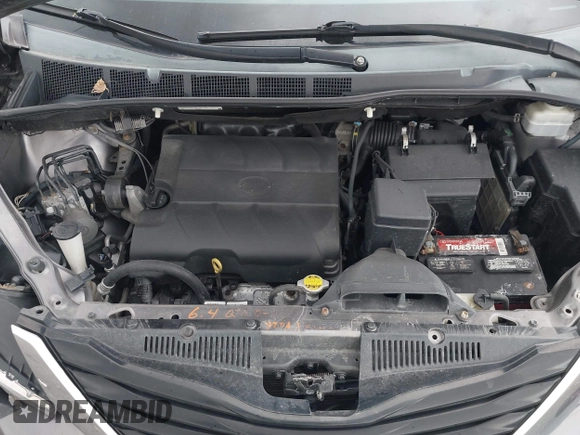 2013 Toyota Sienna LE with VIN 5TDJK3DC1DS049621, listed as a IAAI auction lot 42027930 with 206,148 mi miles and . Bid and sale history available at DreamBid. Image 10.