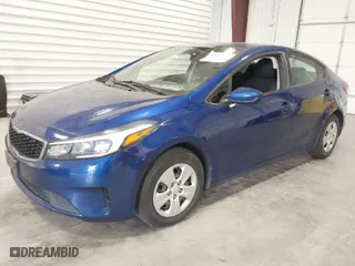 2017 Kia Forte LX with VIN 3KPFK4A72HE052823, listed as a IAAI auction lot 41154594 with 54,585 mi miles. Bid and sale history available at carsss.com. Image 2.