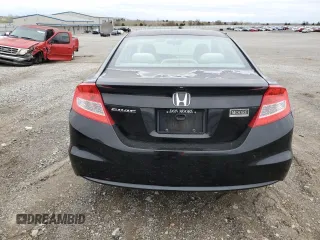 2012 Honda Civic Cpe LX with VIN 2HGFG3B5XCH553451, listed as a Copart auction lot 51416055 with 89,845 mi miles and Salvage Title. Bid and sale history available at carsss.com. Image 6.