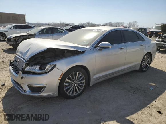 2017 Lincoln MKZ Select with VIN 3LN6L5C91HR608187, listed as a Copart auction lot 48744135 with 115,744 mi miles and Salvage title. Bid and sale history available at DreamBid. Image 1.