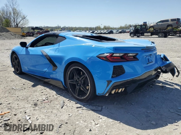 2023 Chevrolet Corvette 2LT with VIN 1G1YB2D41P5123978, listed as a Copart auction lot 53320615 with 10,781 mi miles and Salvage title. Bid and sale history available at DreamBid. Image 2.