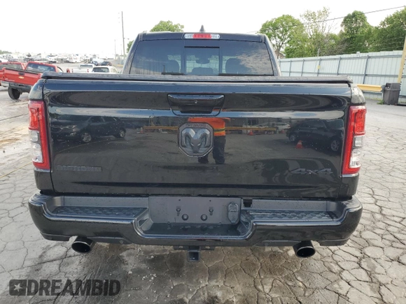 2024 Ram 1500 Big Horn with VIN 1C6SRFFT4RN127862, listed as a Copart auction lot 54328125 with 73,683 mi miles and Clean title. Bid and sale history available at DreamBid. Image 6.