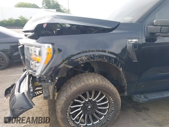 2023 Ford F-150 XL with VIN 1FTFW1E5XPFA81258, listed as a IAAI auction lot 42480441 with 34,950 mi miles and . Bid and sale history available at DreamBid. Image 19.