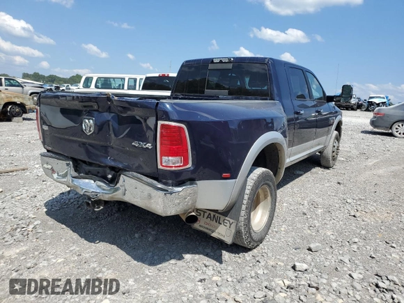 2017 Ram 3500 Laramie with VIN 3C63RRML0HG632121, listed as a Copart auction lot 68675344 with 126,129 mi miles and Salvage Title. Bid and sale history available at carsss.com. Image 3.