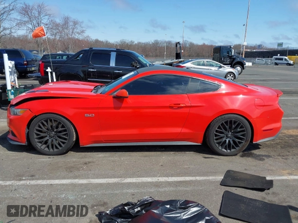 2016 Ford Mustang GT with VIN 1FA6P8CF3G5326429, listed as a IAAI auction lot 41847766 with 87,792 mi miles. Bid and sale history available at carsss.com. Image 14.