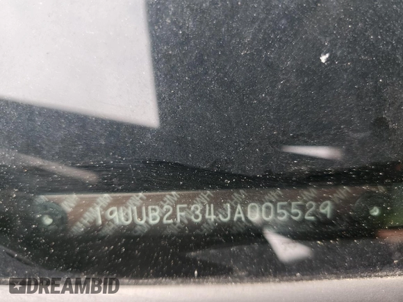2018 Acura TLX z VIN 19UUB2F34JA005529, wystawiony jako Copart lot #54868315 z przebiegiem Nie podano mil oraz Szkoda całkowita • Salvage title. Historia ofert i sprzedaży dostępna na DreamBid. Obrazek 12.