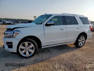 2023 Ford Expedition Platinum z VIN 1FMJU1L88PEA35667, wystawiony jako Copart lot #59357185 z przebiegiem Nie podano mil oraz Szkoda całkowita • Salvage title. Historia ofert i sprzedaży dostępna na DreamBid. Obrazek 1.