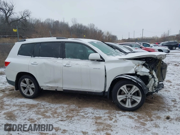 2012 Toyota Highlander Limited with VIN 5TDDK3EH1CS150230, listed as a IAAI auction lot 41227542 with 205,232 mi miles. Bid and sale history available at carsss.com. Image 13.