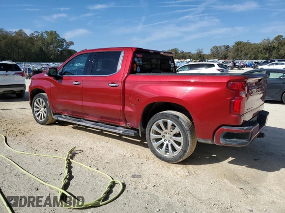 2019 Chevrolet Silverado 1500 High Country with VIN 3GCUYHEL5KG235231, listed as a Copart auction lot 48880265 with 87,315 mi miles and Salvage Title. Bid and sale history available at carsss.com. Image 2.