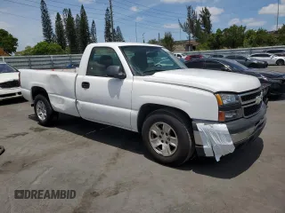 2006 Chevrolet Silverado 1500 Work Truck with VIN 1GCEC14X06Z279500, listed as a Copart auction lot 55018865 with 240,474 mi miles and Salvage Title. Bid and sale history available at DreamBid. Image 4.