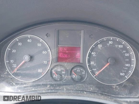 2009 Volkswagen Jetta SE with VIN 3VWRM71K79M166916, listed as a IAAI auction lot 42400659 with 166,061 mi miles and . Bid and sale history available at DreamBid. Image 7.