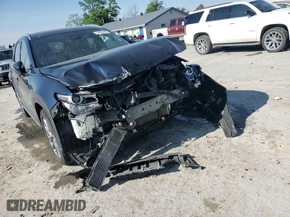 2021 Mazda CX-9 Carbon Edition with VIN JM3TCBDY2M0531245, listed as a Copart auction lot 54208795 with 80,645 mi miles and Salvage title. Bid and sale history available at DreamBid. Image 14.