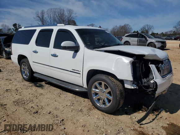 2011 GMC Yukon XL Denali with VIN 1GKS2MEF6BR364692, listed as a Copart auction lot 42619245 with 185,760 mi miles and Salvage Title. Bid and sale history available at carsss.com. Image 4.
