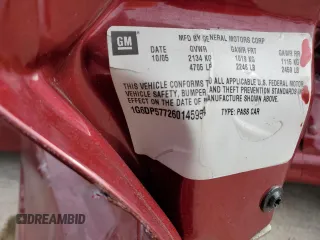 2006 Cadillac CTS with VIN 1G6DP577260145954, listed as a Copart auction lot 81276354 with 195,879 mi miles and Salvage Title. Bid and sale history available at carsss.com. Image 12.