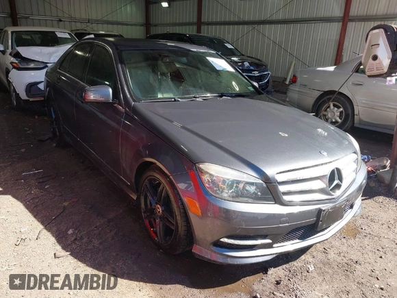 2011 Mercedes-Benz C 300 Sport with VIN WDDGF8BBXBR150132, listed as a IAAI auction lot 41889061 with 125,232 mi miles and . Bid and sale history available at DreamBid. Image 1.