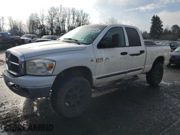2007 Dodge Ram 2500 SLT with VIN 3D7KS28A47G840788, listed as a Copart auction lot 88069635 with 352,227 mi miles and Clean Title. Bid and sale history available at carsss.com. Image 1.