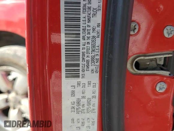 2019 Ram 1500 Classic Lone Star with VIN 1C6RR6LT9KS653530, listed as a Copart auction lot 88111965 with 46,804 mi miles and Salvage Title. Bid and sale history available at carsss.com. Image 14.