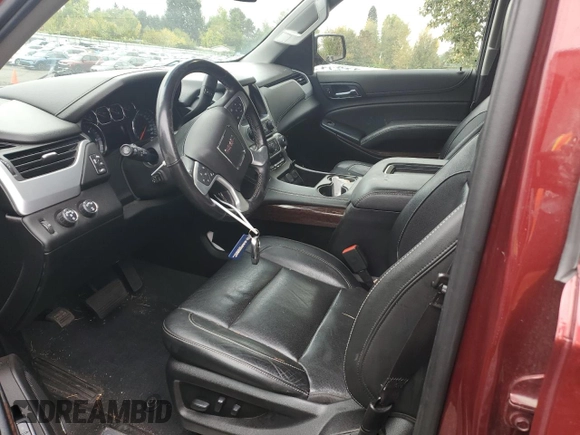 2019 GMC Yukon XL SLT with VIN 1GKS2GKC6KR341781, listed as a Copart auction lot 77468734 with 93,482 mi miles and Salvage Title. Bid and sale history available at DreamBid. Image 7.