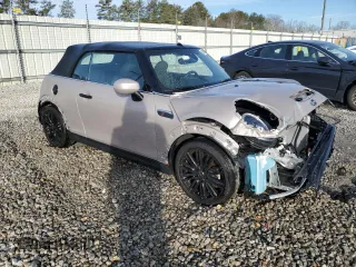2024 MINI Convertible Cooper S with VIN WMW43DL02R3R80576, listed as a Copart auction lot 88498775 with 7,449 mi miles and Salvage title. Bid and sale history available at DreamBid. Image 4.