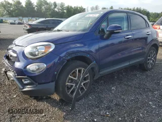 2017 FIAT 500X Trekking with VIN ZFBCFYCB8HP624660, listed as a Copart auction lot 64071624 with 71,907 mi miles and Salvage title. Bid and sale history available at DreamBid. Image 1.