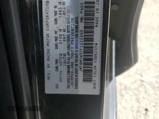 2015 Mazda 3 S Grand Touring with VIN JM1BM1W31F1232260, listed as a Copart auction lot 52382145 with 158,986 mi miles and Salvage Title. Bid and sale history available at DreamBid. Image 12.