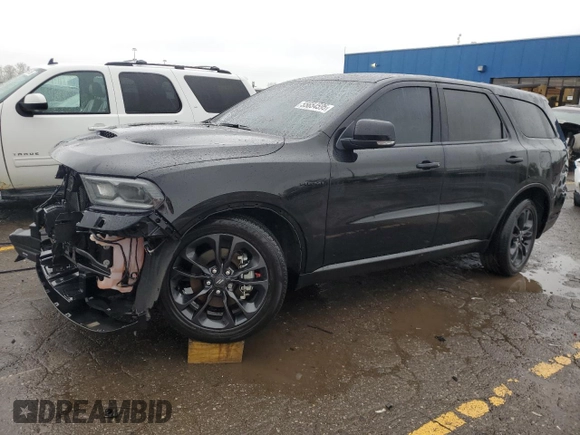 2022 Dodge Durango R/T Plus with VIN 1C4SDJCT5NC209412, listed as a Copart auction lot 55654595 with 25,618 mi miles and Salvage title. Bid and sale history available at DreamBid. Image 1.