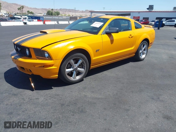 2008 Ford Mustang GT Deluxe with VIN 1ZVHT82H985189609, listed as a IAAI auction lot 42025596 with Not Provided miles and . Bid and sale history available at carsss.com. Image 2.