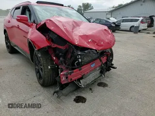 2021 Chevrolet Blazer RS z VIN 3GNKBKRS5MS500535, wystawiony jako Copart lot #59502815 z przebiegiem Nie podano mil oraz Szkoda całkowita • Salvage title. Historia ofert i sprzedaży dostępna na DreamBid. Obrazek 13.