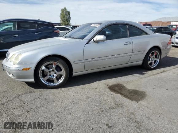 2001 Mercedes-Benz CL 500/600 z VIN WDBPJ75J01A012178, wystawiony jako Copart lot #79501584 z przebiegiem 91 331 mil mil oraz Czysty tytuł • Clean title. Historia ofert i sprzedaży dostępna na DreamBid. Obrazek 1.