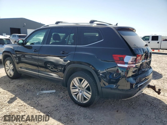 2019 Volkswagen Atlas SEL with VIN 1V2MR2CA1KC558169, listed as a Copart auction lot 53839925 with 95,852 mi miles and Salvage title. Bid and sale history available at DreamBid. Image 2.