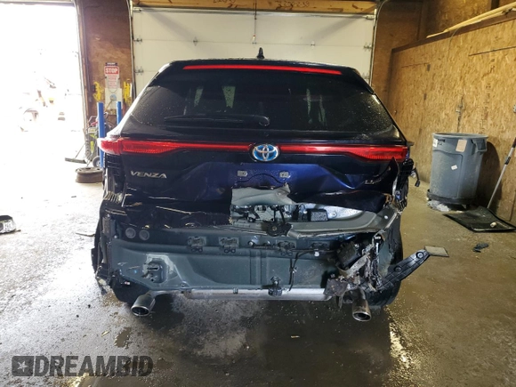 2023 Toyota Venza LE with VIN JTEAAAAH9PJ119838, listed as a Copart auction lot 55573965 with 25,470 mi miles and Salvage Title. Bid and sale history available at DreamBid. Image 6.