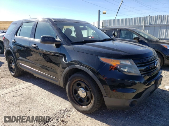 2014 Ford Utility Police Interceptor with VIN 1FM5K8AR0EGB27353, listed as a Copart auction lot 77555854 with 100,315 mi miles and Clean Title. Bid and sale history available at carsss.com. Image 4.