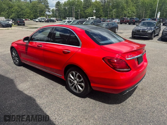 2016 Mercedes-Benz C 300 Luxury with VIN 55SWF4KB9GU114622, listed as a Copart auction lot 65274885 with 182,028 mi miles and Clean title. Bid and sale history available at DreamBid. Image 3.