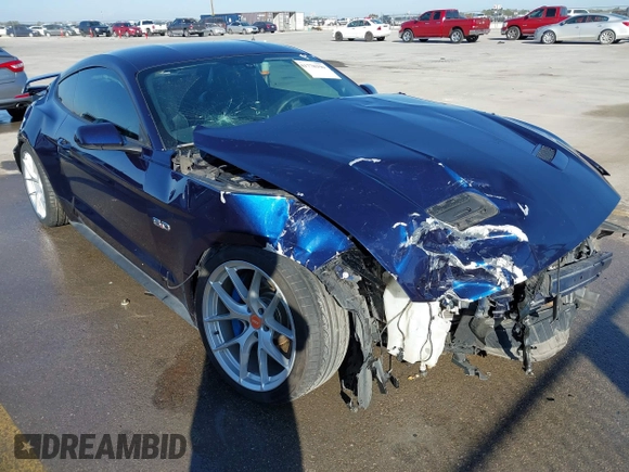 2019 Ford Mustang GT with VIN 1FA6P8CF7K5168301, listed as a IAAI auction lot 41778396 with 52,012 mi miles. Bid and sale history available at carsss.com. Image 6.